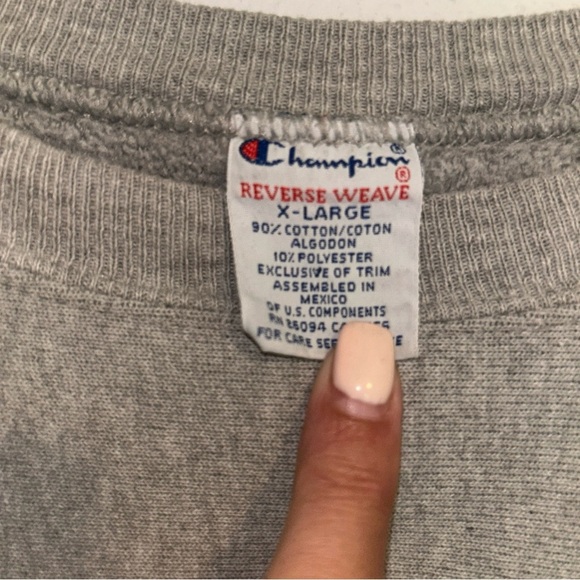 Miami champion vintage y2k reverse weave Sweatshirt size xl - Picture 4 of 4